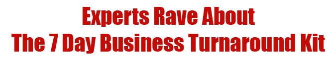 7 Day Business Turnaround