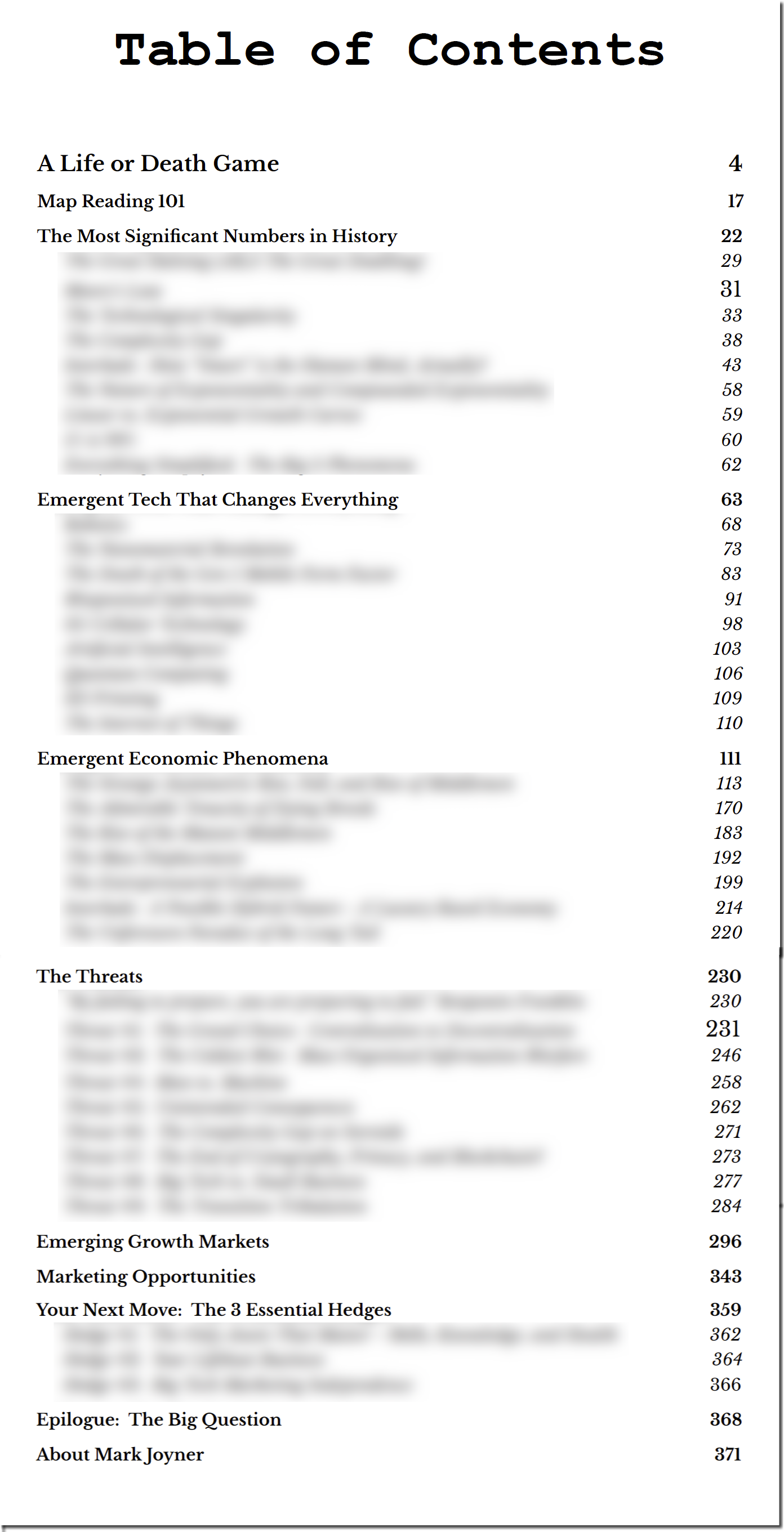 Your Roadmap to Money in the 2020s by Mark Joyner Table of Contents